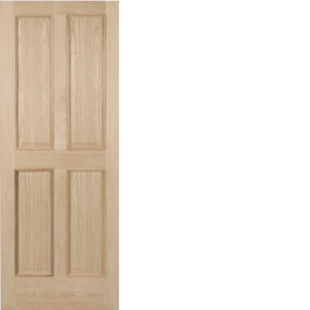 4 panel oak door